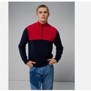 🌬️🏌️ J.Lindeberg Jeff Windbreaker Sweater • Navy • Medium • NWOT • MSRP $275